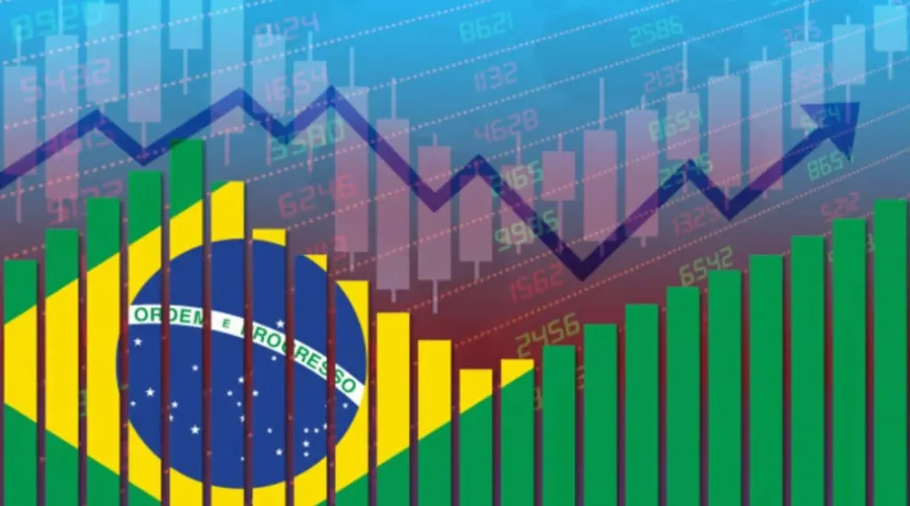 imagem representava do Ibovespa, índice de ações do Brasil