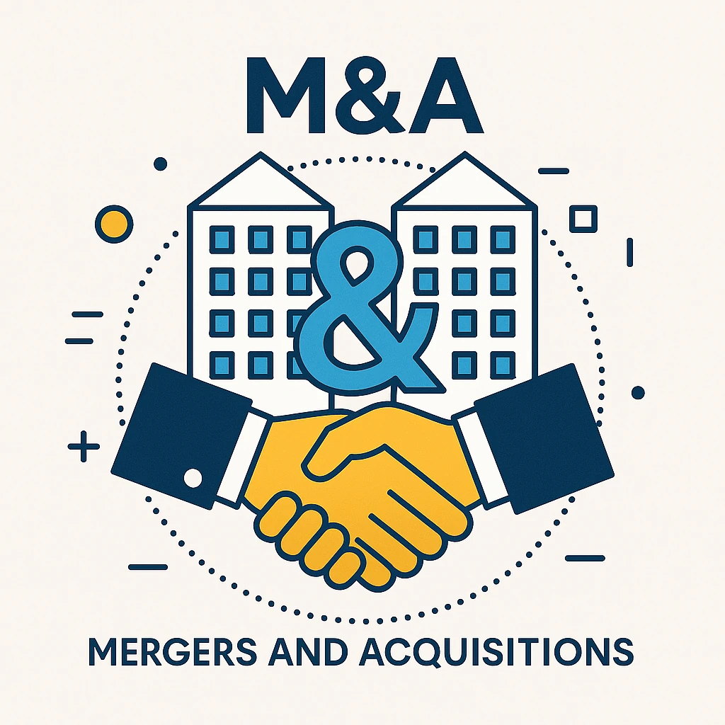 Imagem ilustrativa de M&A